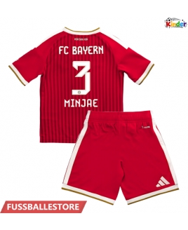 Günstige Bayern Munich Kim Min-jae #3 Heimtrikotsatz Kinder 2026-27 Kurzarm (+ Kurze Hosen)